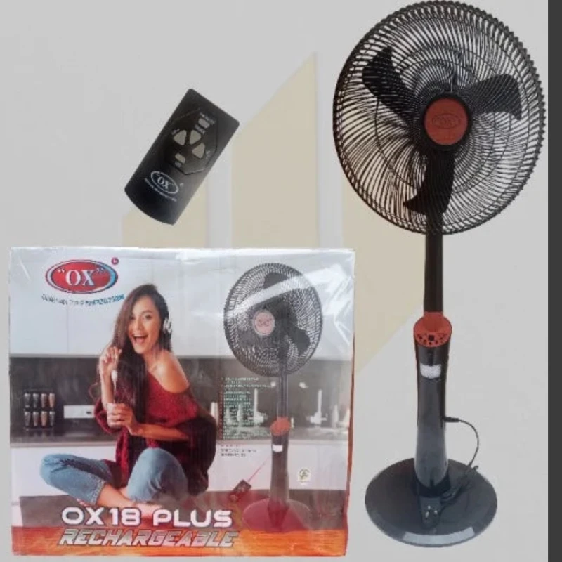 Ox inch rechargeable fan