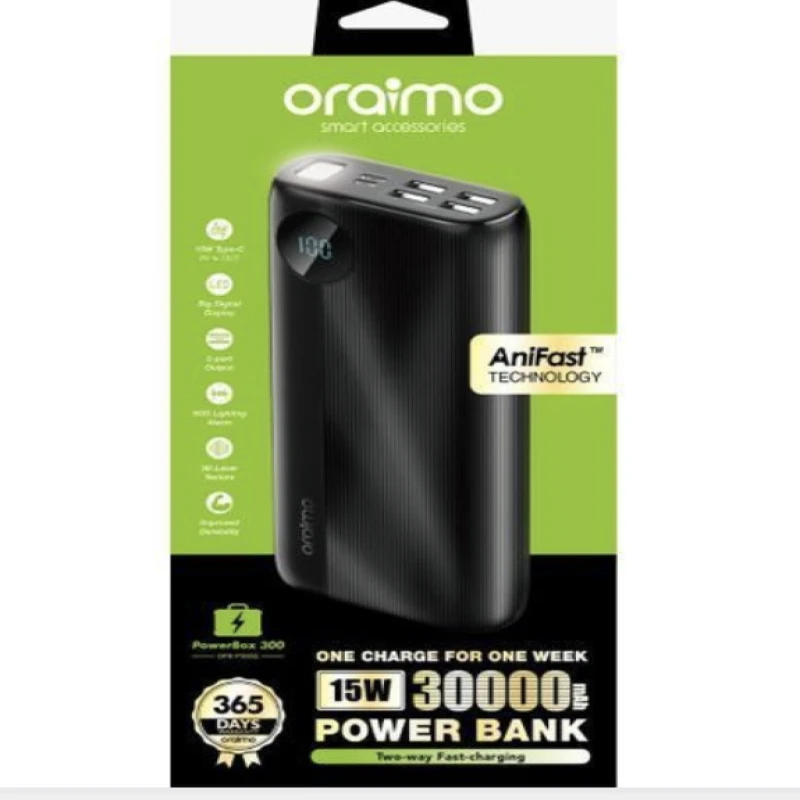 ORAIMO POWER BANK 30000mah